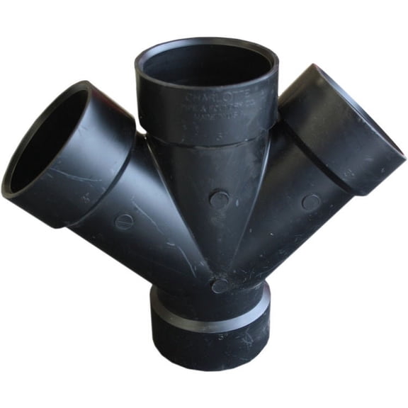 3 Inch ABS Double Wye, ABS Construction