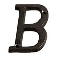 thumbnail image 1 of 3 Inch Wrought Iron Metal Black Vintage House Letters, A-Z House Letters for Outside, Cast Iron Metal Letter Garden Door Mailbox Decor with Screws, Black Letter, 1 of 2