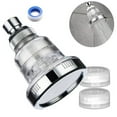 3 Inch Adjustable Shower Filter Overhead Spray Head Triple Function