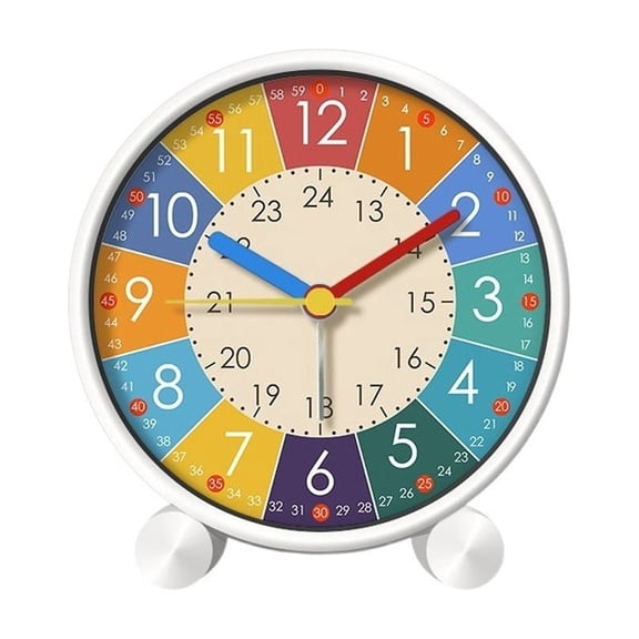3 Inch Adorable Cartoon Alarm Clock Silent Sweep Movement / Operated