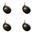 thumbnail image 1 of 3 Inch Antique Soft Tread Ball Caster – 3/8 Inch Threaded Stem – Set of 4, 1 of 2