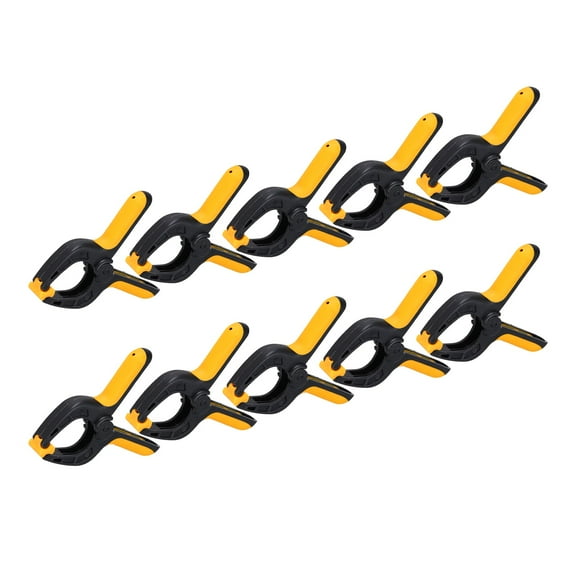 3 Inch Backdrop Spring Clamps, 10 Pack Plastic Flexible Clips for DIY Project Photography Studio