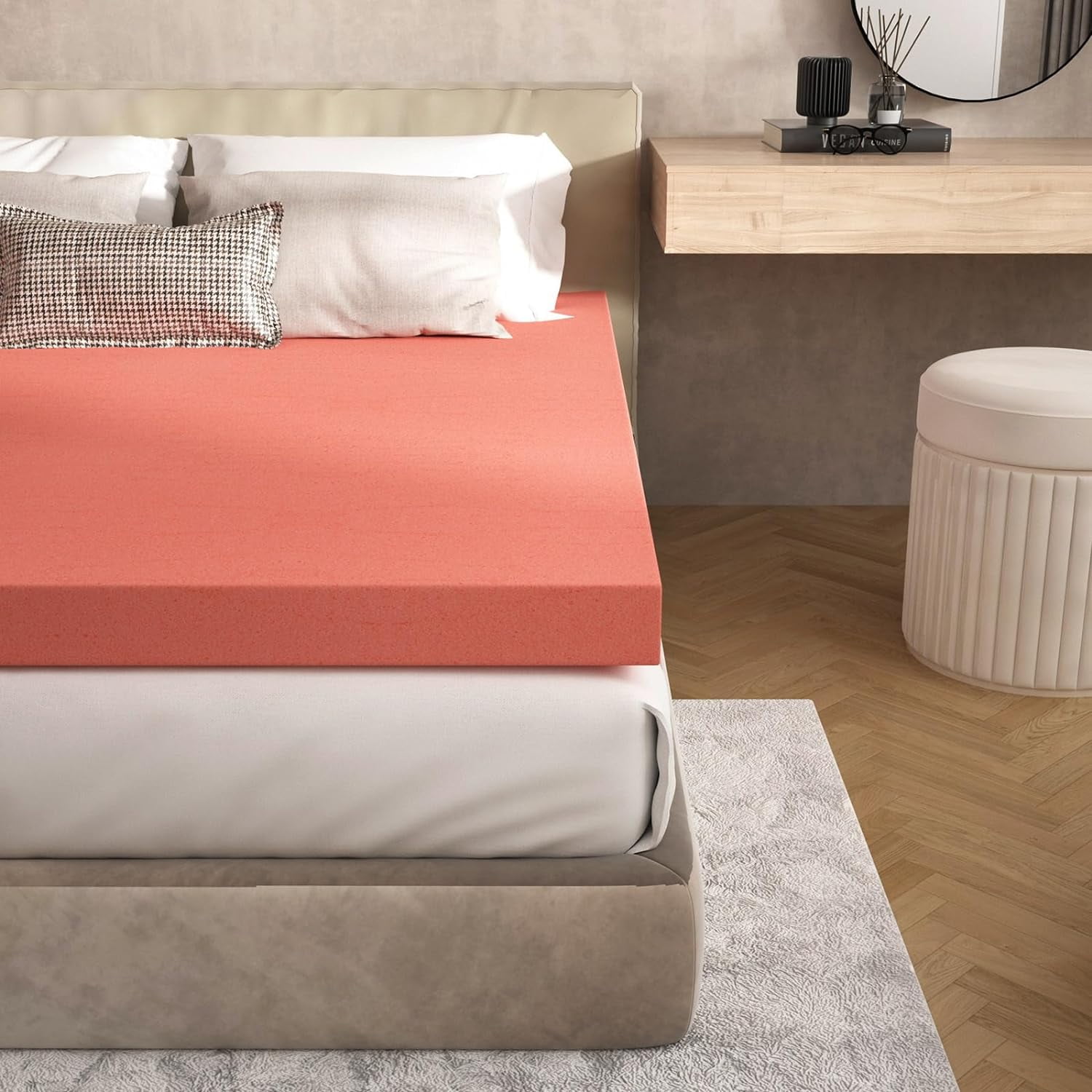 3 Inch Bed Foam Mattress Topper Twin XL in a Box, Bed Topper Twin XL