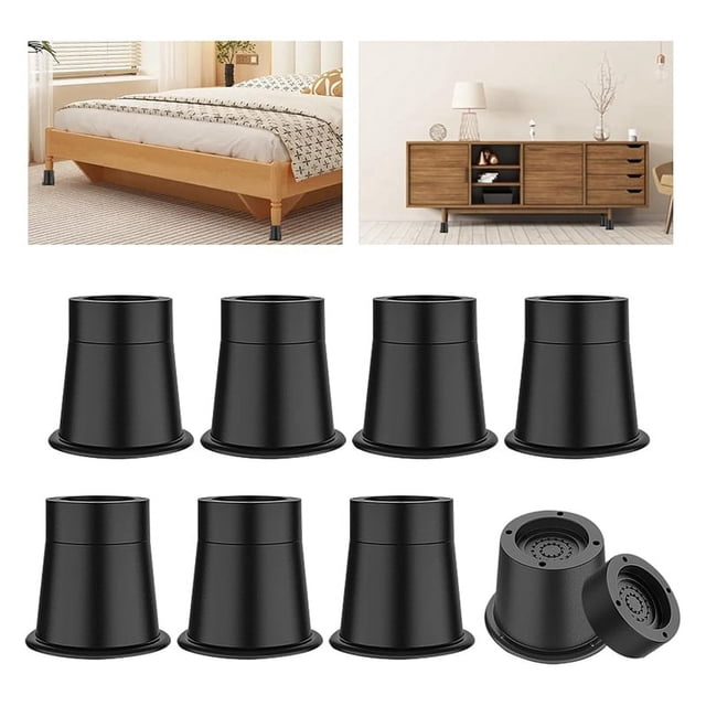 Bedroom Riser 3 Inch Bed Risers Heavy Duty Furniture Riser, Bed Lifts Risers, Bed ...