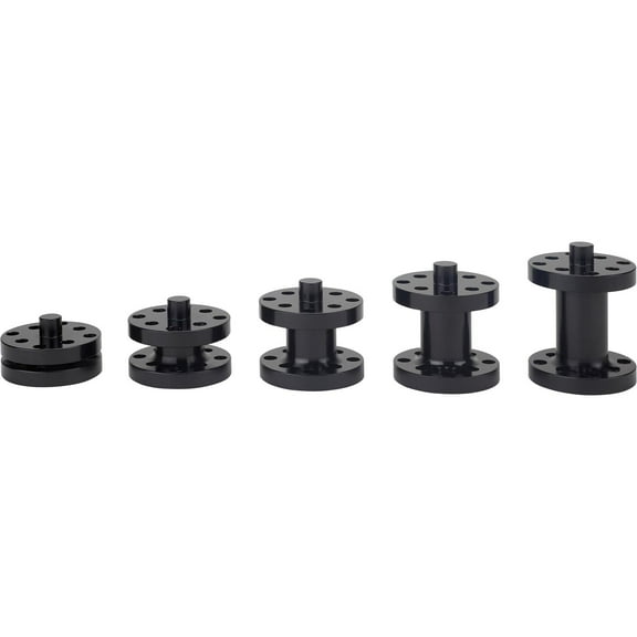 Speedway Motors 3 Inch Billet Aluminum Radiator Cooling Fan Spacer with Bushing, Dual Bolt Pattern Fits V8 Engines, Includes Hardware for Proper Fan Positioning