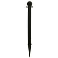 thumbnail image 1 of 3 Inch Black Heavy Duty Ground Pole, 1 of 9