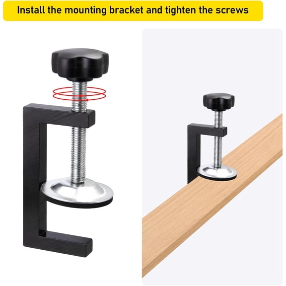 3 Inch C Clamp for Woodworking - 2 Pack Heavy Duty Steel Clamps, Compact Design for Precision Work, Secure Holding with Sliding Jaw for Crafting, Carpentry & Workshop Use
