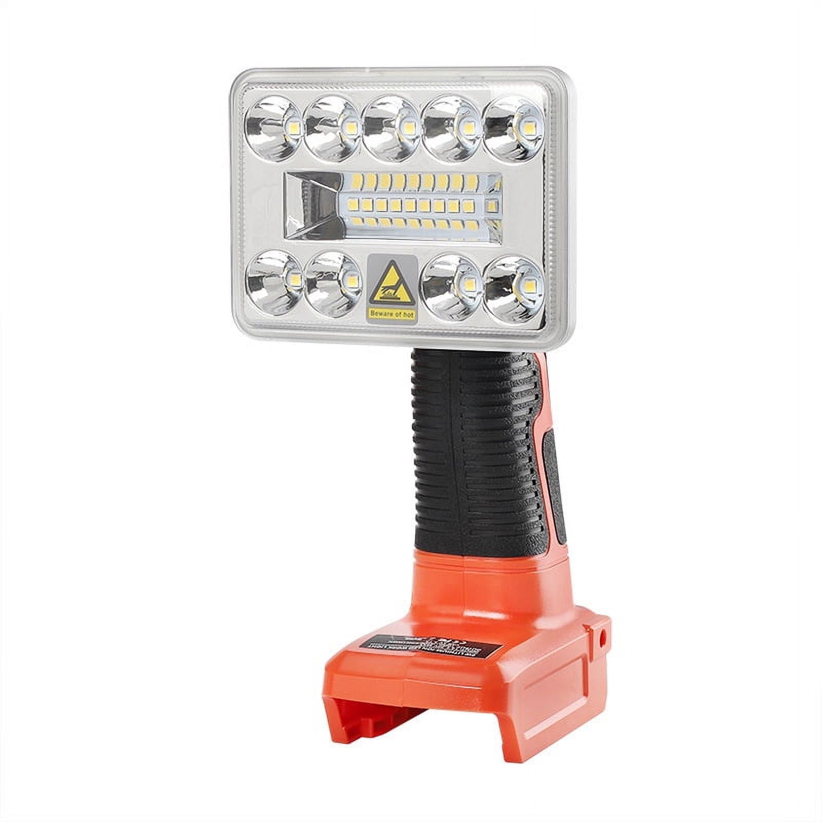 3 Inch Car Work Lamp Li-ion Battery Adapter USB Charger Work Light For Makita For DeWalt For Bosch For Milwaukee Craftsman black decker Lithium Battery