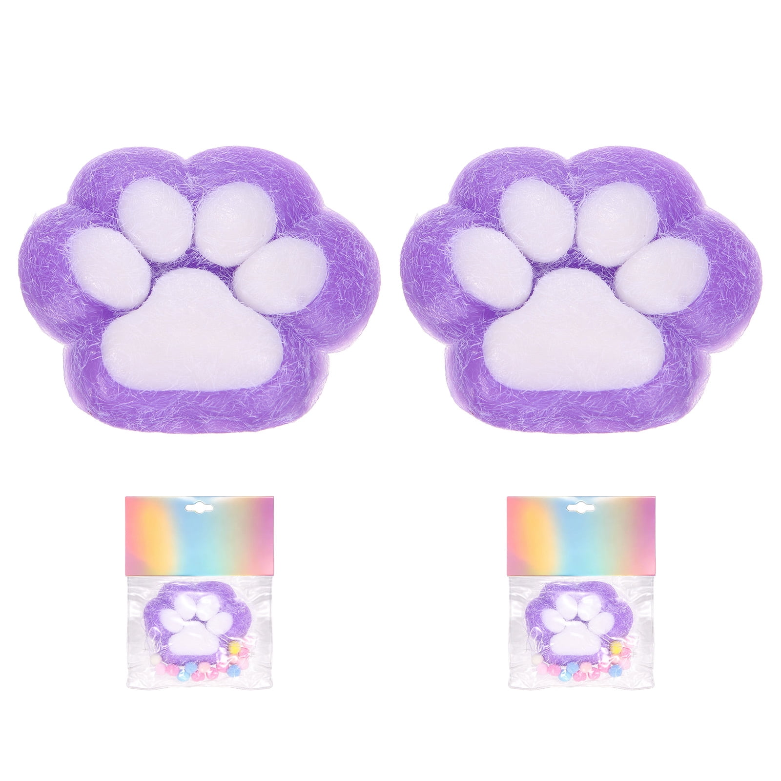 3 Inch Cat Paw Squeeze Toy, Cute Cat Paw Sensory Toy Soft Funny Fidget ...