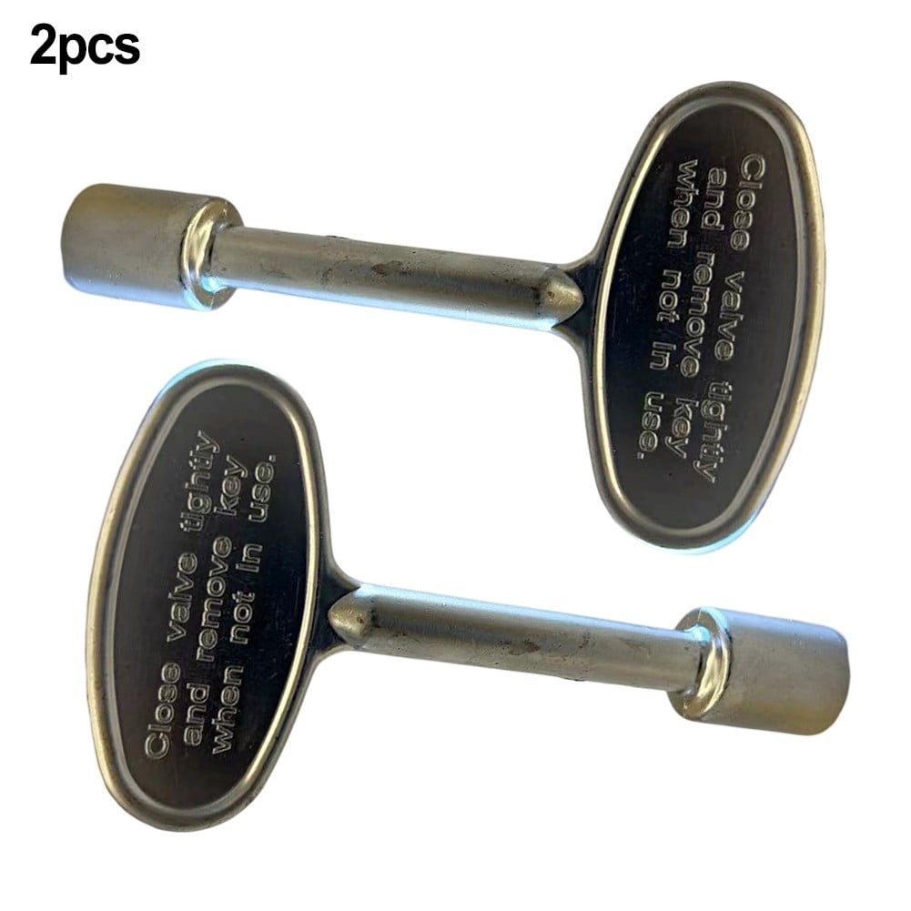 3-Inch Chrome Gas Valve Key Set for Turn Ball Valve Fireplaces - 2 Pack ...