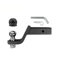 3 Inch Drop Tow Bar W/50 MM 2 Inch Ball Cover Mount Tongue Hitch