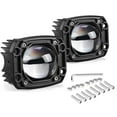 thumbnail image 1 of 3 Inch Dual Color Car LED Recessed Spotlight IP67 Waterproof Auto Off Road Driving Fog Lamp, 1 of 1
