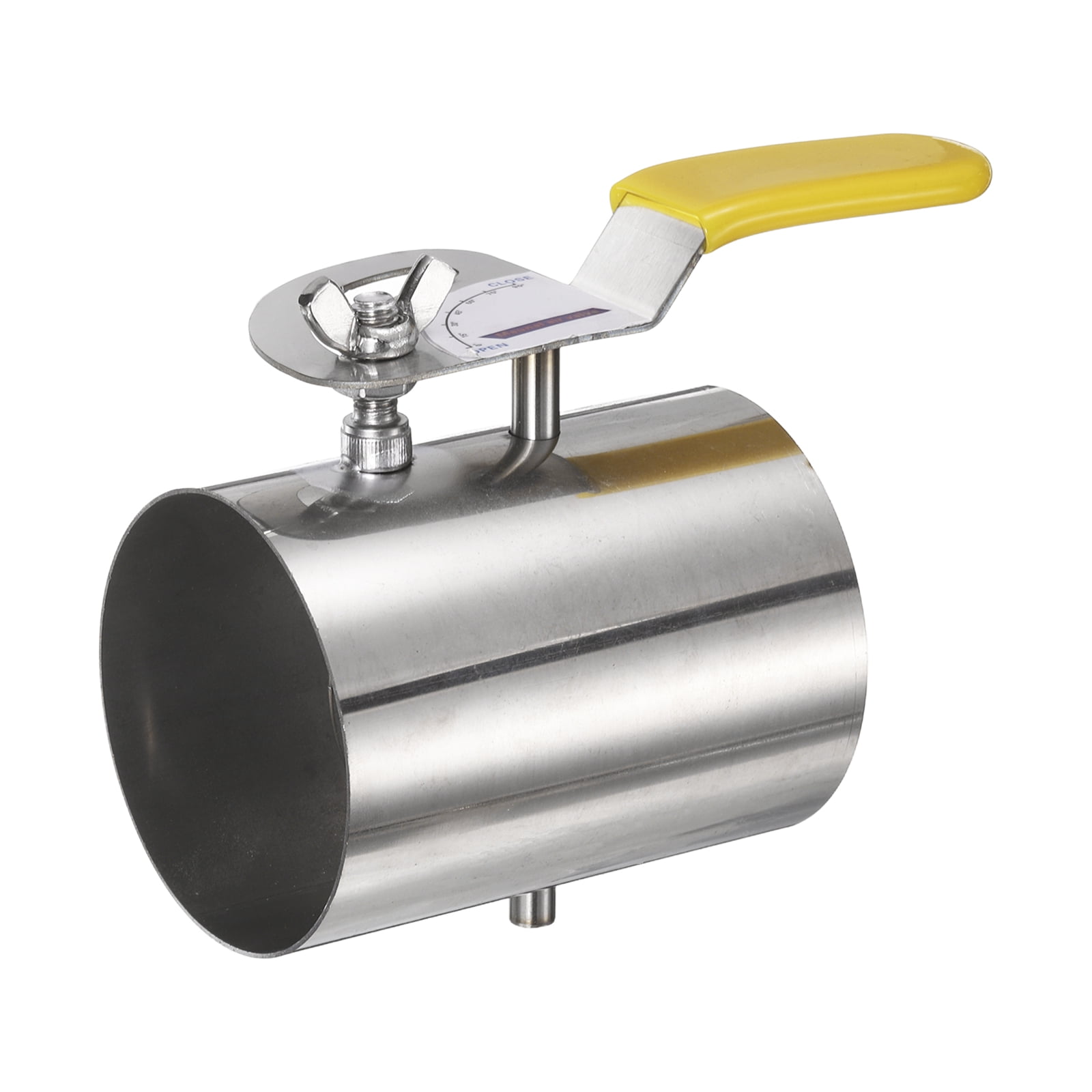 3 Inch Duct Backdraft Damper, Manual Adjustment Airflow Volume Damper for Vents Fans Extractors Range Hoods Heating Systems