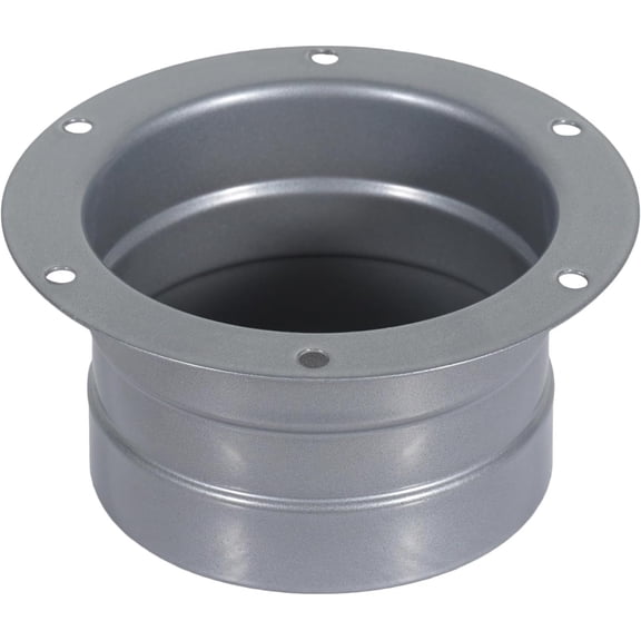 3 Inch Duct Connector Flange, Galvanized Metal HVAC Flange for Ventilation Duct, Wall & Ceiling Mount Exhaust Duct Flange with Pre-Drilled Holes