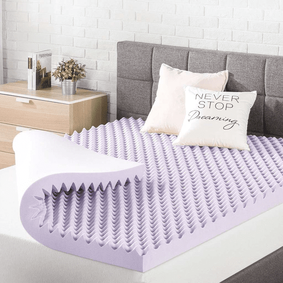 3 Inch Egg Crate Memory Foam Mattress Topper Twin XL
