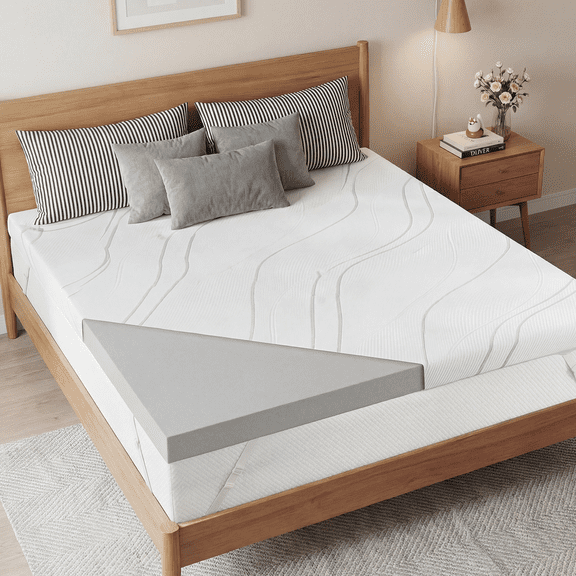 3-Inch Extra Firm Memory Foam Mattress, Back Pain Relief & Supportive Mattress, Firm Foam Mattress Top Layer, Certipur-Us Certified