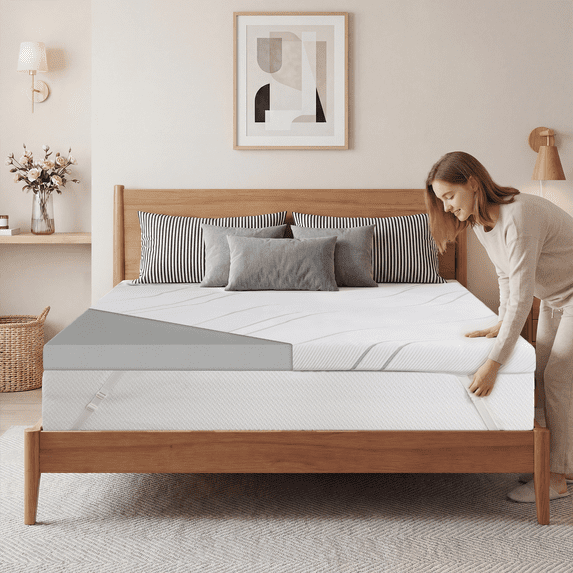 3-Inch Extra Firm Memory Foam Mattress, Back Pain Relief & Supportive Mattress, Firm Foam Mattress Top Layer, Certipur-Us Certified