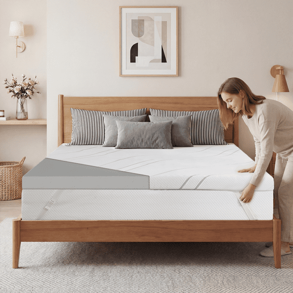 3-Inch Extra Firm Memory Foam Mattress, Back Pain Relief & Supportive Mattress, Firm Foam Mattress Top Layer, Certipur-Us Certified