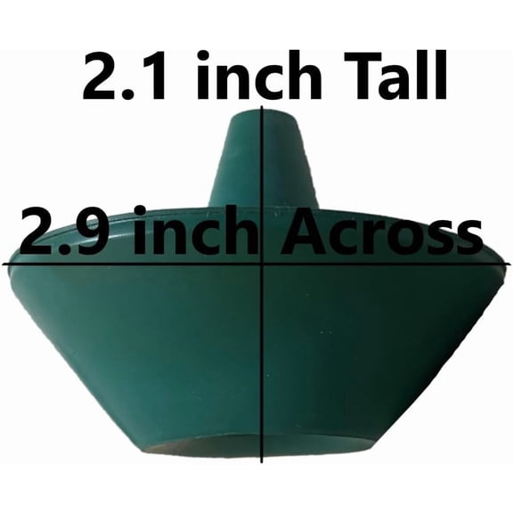 3 Inch Flapper For Toilets with 2 Inch Flush Hole by NuFlush