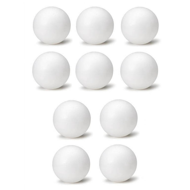 Evershine 24 Pack 3 Inch Craft Foam Ball - White Smooth Craft Foam  Polystyrene Balls for DIY Craft and Art School Project : Arts, Crafts &  Sewing 