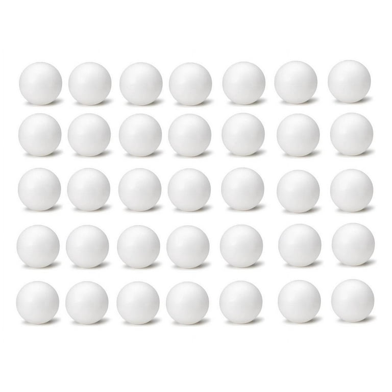 12 Smooth Foam Craft Balls - Polystyrene (Not Styrofoam) (1pc