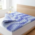 3 Inch Full Purple Memory Foam Mattress Topper, Cooling Gel Foam