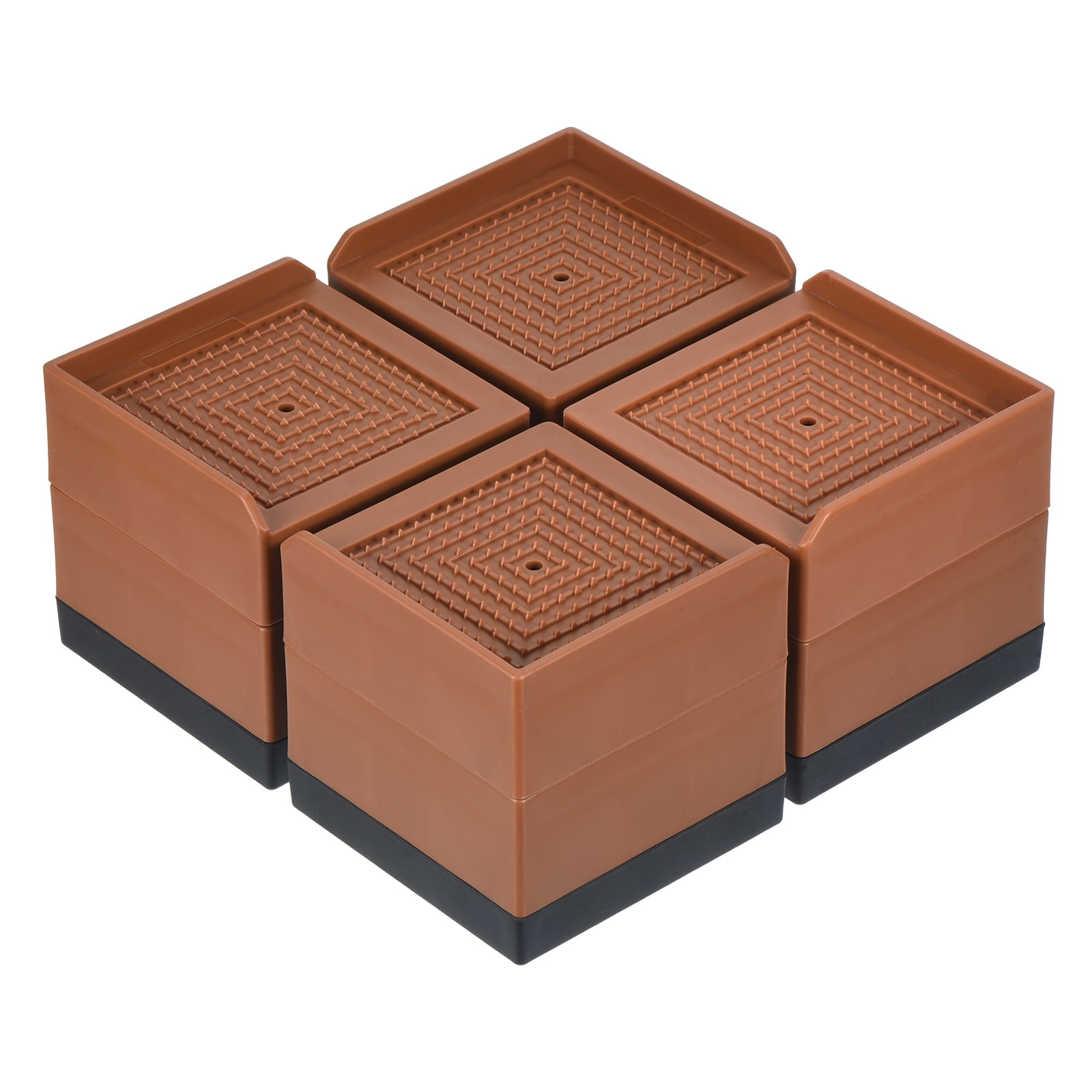 3 Inch Furniture Risers Square Bed Lifters Adjustable Stackable Couch