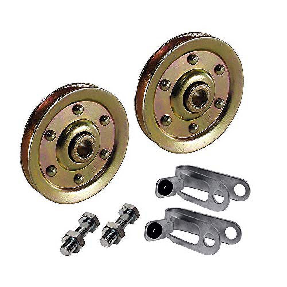 3 Inch Garage Door Pulley Kit With Safety Cable Guide 200Lb Load