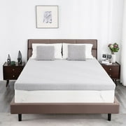 3 Inch Gel Memory Foam Mattress Topper Queen, Cooling Mattress Topper with Removable & Washable Cover
