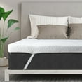 thumbnail image 1 of 3 Inch Gel Memory Foam Mattress Topper Twin Size Pressure Relief Cooling Pad High Density Bed Topper (with Removable & Washable Bamboo Cover), 1 of 7