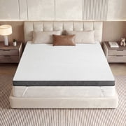 3 Inch Gel Memory Foam Mattress Topper Twin,Thick Mattress,Cooling Mattress Topper with Removable & Washable Bamboo Cover,Reversible Memory Foam Mattress Topper