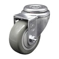 thumbnail image 1 of 3 Inch Gray Polyurethane Wheel Swivel Bolt Hole Caster Service Caster Brand, 1 of 2