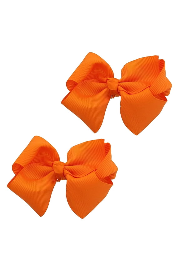 3 Inch Grosgrain Bow for Little Girls- Set of 2