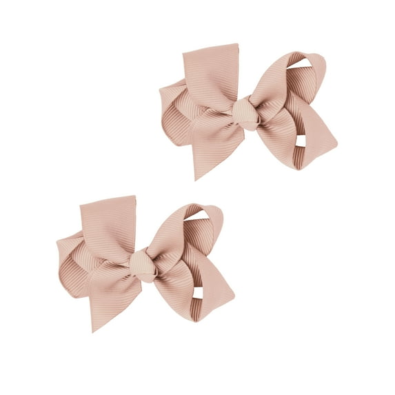 3 Inch Grosgrain Bow for Little Girls- Set of 2