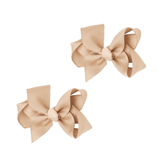 3 Inch Grosgrain Bow for Little Girls- Set of 2