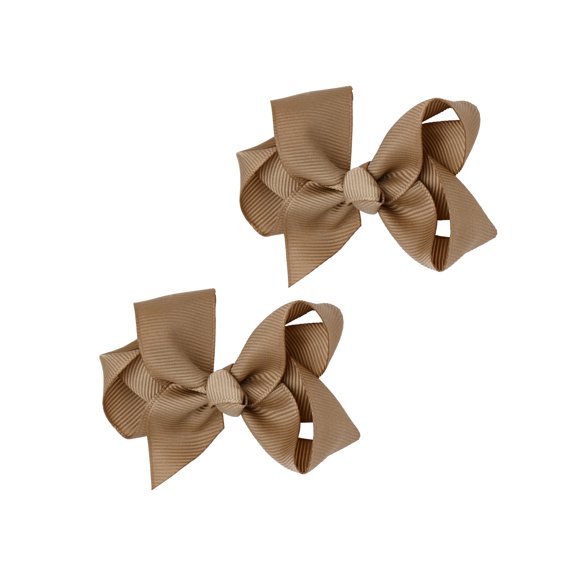 3 Inch Grosgrain Bow for Little Girls- Set of 2