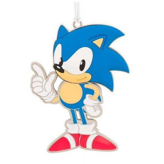 3 Inch Hallmark Sonic the Hedgehog Metal Christmas Ornament