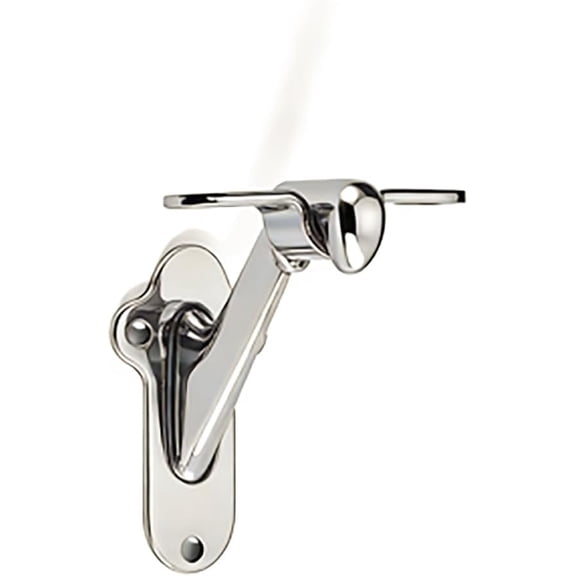 3 Inch Handrail Stair Brackets, 6 Pack Heavy Duty Hand Rail Bracket for Stairways Handrail, Staircase Bracket, Polished Nickel