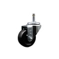 thumbnail image 1 of 3 Inch Hard Rubber Wheel Swivel 7/16 Inch Grip Ring Stem Caster Service Caster, 1 of 2