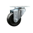 thumbnail image 1 of 3 Inch Hard Rubber Wheel Swivel Top Plate Caster Service Caster Brand, 1 of 2
