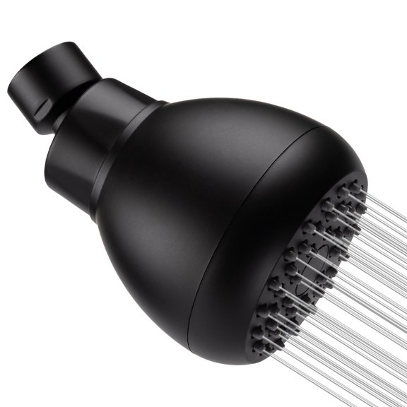 3-Inch High Pressure Shower Head Anti-Clogging Leak-Proof Adjustable Rotating Brass Ball Joint Relaxing Comfortable Shower Experience