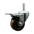thumbnail image 1 of 3 Inch High Temp Phenolic 5/8 Inch Stem Caster with Total Lock Brake SCC, 1 of 2