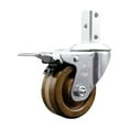 thumbnail image 1 of 3 Inch High Temp Phenolic Swivel 3/4 Inch Square Stem Caster Total Lock Brake, 1 of 2