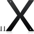 thumbnail image 1 of 3 Inch House Numbers and Metal Letters for Outdoor Signs, House Numbers for Outside, Aluminum Address Letters and Numbers for Door, Mailbox, Garden, Perfect for Home or Office (Letter X), 1 of 6