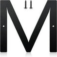 thumbnail image 1 of 3 Inch House Numbers and Metal Letters for Outdoor Signs, House Numbers for Outside, Aluminum Address Letters and Numbers for Door, Mailbox, Garden, Perfect for Home or Office (Letter M), 1 of 6