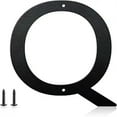 thumbnail image 1 of 3 Inch House Numbers and Metal Letters for Outdoor Signs, House Numbers for Outside, Aluminum Address Letters and Numbers for Door, Mailbox, Garden, Perfect for Home or Office (Letter Q), 1 of 5