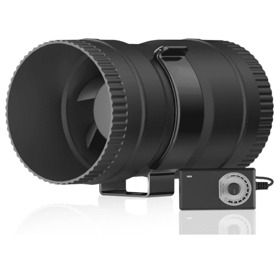 3 Inch Inline Blower Fan with Speed Controller 120 CFM with 20W Ultra-Low Power and Low Noise