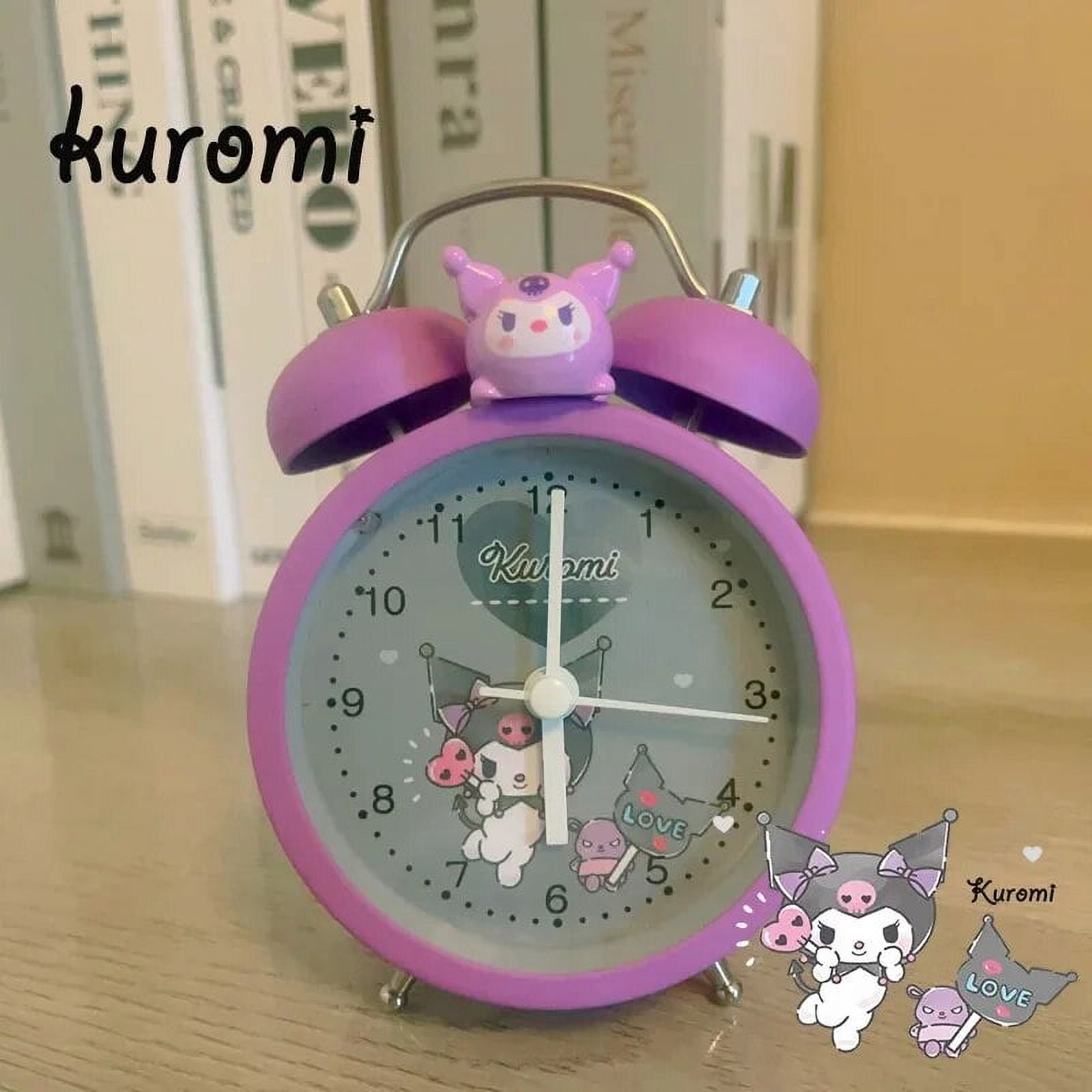 3 Inch Kawaii Sanrio Hello Kitty Cinnamoroll Kuromi Alarm Clock Diy