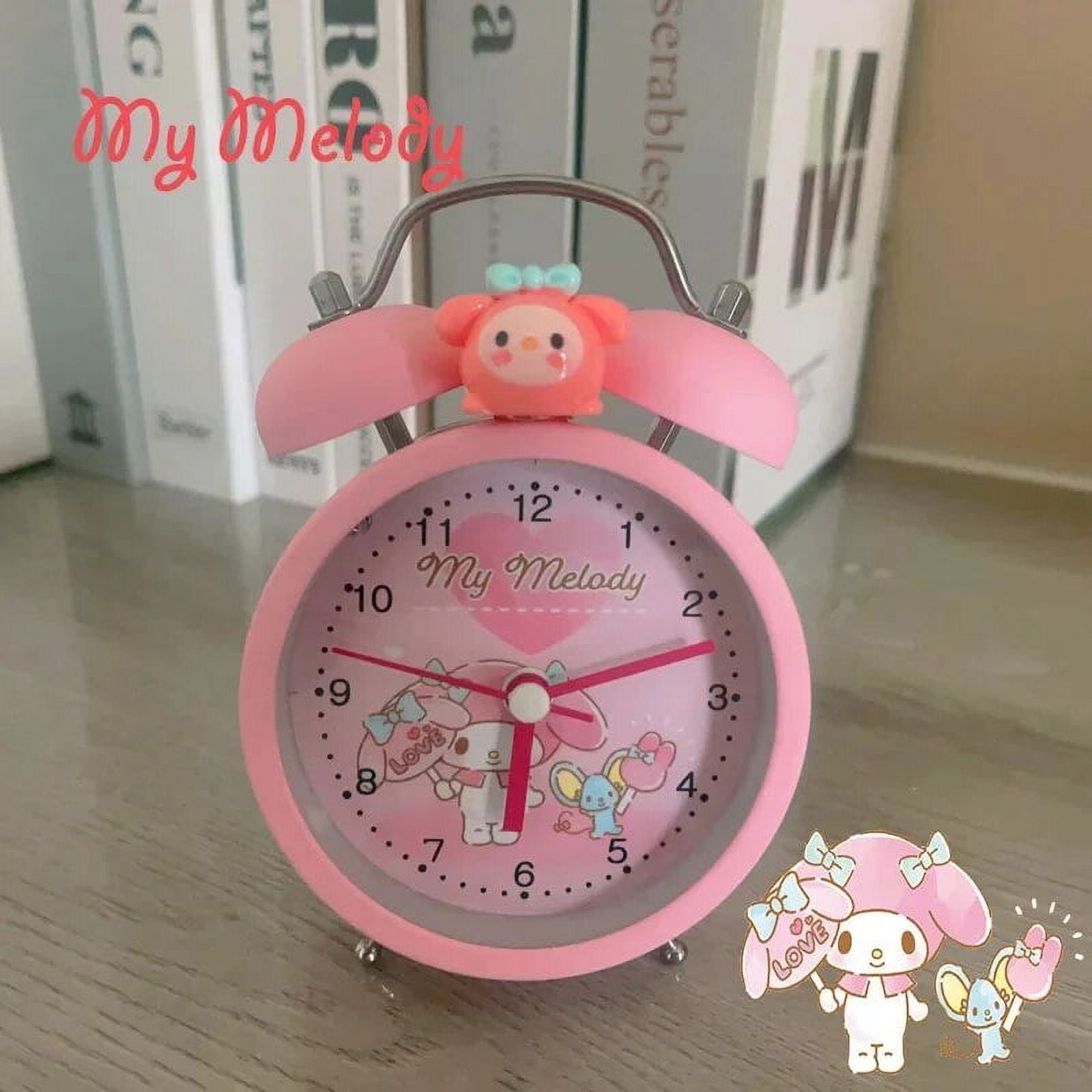 3 Inch Kawaii Sanrio Hello Kitty Cinnamoroll Kuromi Alarm Clock Diy