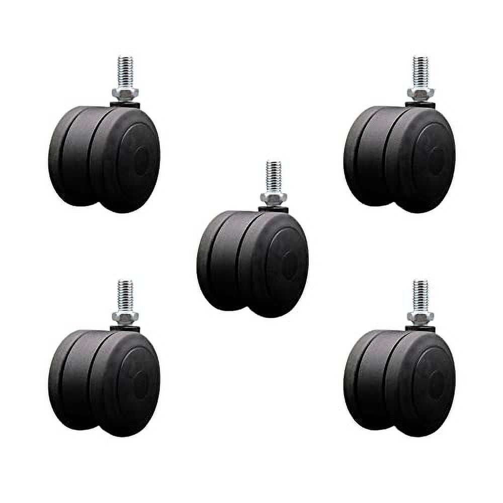 3 Inch Large Heavy Duty Floor Safe Office Chair Casters Black Non